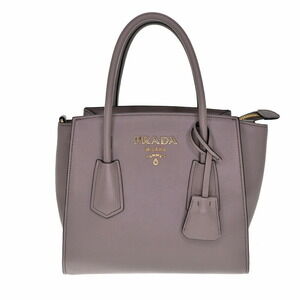 Prada Glace Tote Shoulder bag Beige